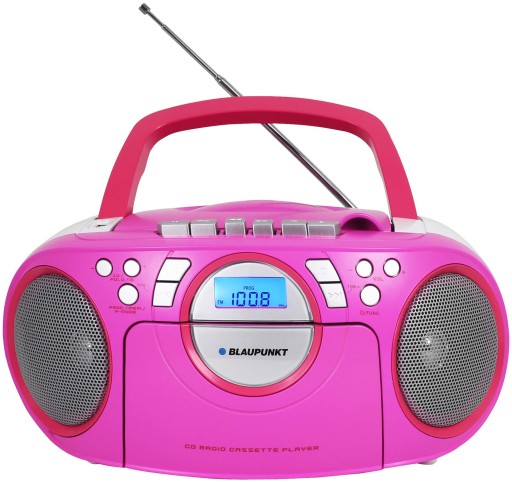Radio BOOMBOX Blaupunkt BB16PK CD MP3 USB RÓŻOWE