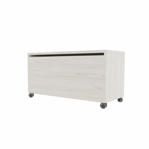 Skrzynia kufer organizer na zabawki duży pojemnik zamykany na kółkach 80 cm