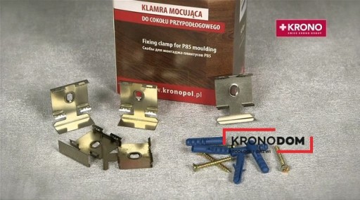 Klamra mocująca do listew P-85 i P-65 Kronopol
