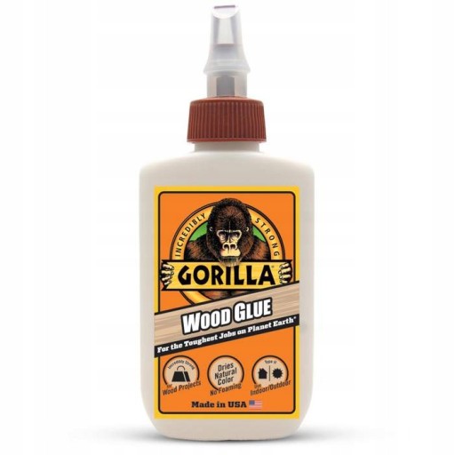 KLEJ GORILLA WOOD DO DREWNA PAPIERU 118 ml MOCNY