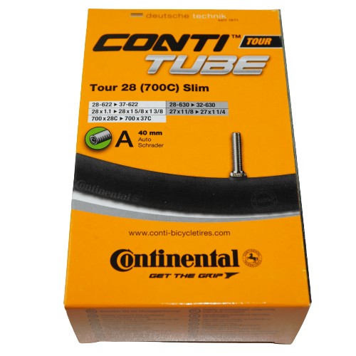 Dętka CONTINENTAL TOUR SLIM 700x28-37C auto 40mm