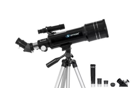 TELESKOP Astronomiczny OPTICON Aurora Luneta 400mm | ZOOM-132x + AKCESORIA