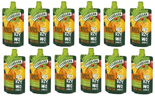 12x 100g TYMBARK Mus dynia mango ZGRZEWKA