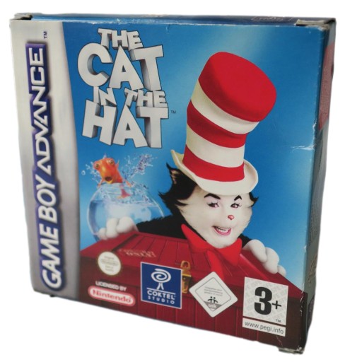 GBA THE CAT IN THE HAT GAME BOY GAMEBOY ADVANCE