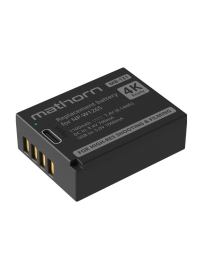 Akumulator Mathorn MB-131 1100mAh USB-C zamiennik Fujifilm NP-W126S