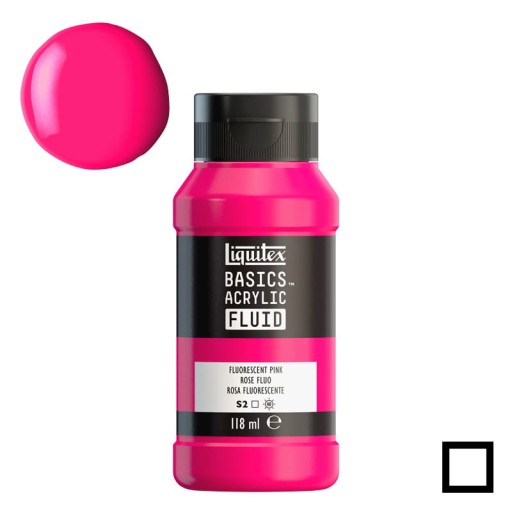 Farba akrylowa Liquitex Basic Fluid 118ml 987 Fluorescent Pink