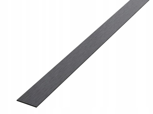 Listwa dekoracyjna I 2cm x 270cm czarny MAT BLACK
