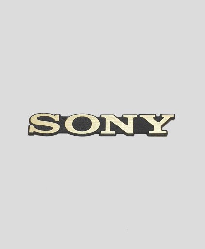 SONY naklejka emblemat 30 x 5 mm*ZŁOTA