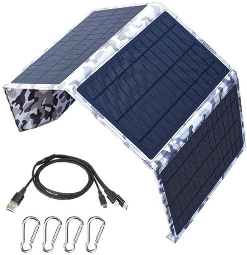 Przenośny składany panel słoneczny 21W USB5V torba