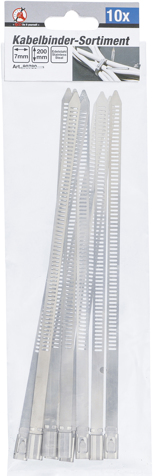 OPASKI ZACISKOW DO OSŁON PRZEGUBÓW 7.0x200mm 10szt