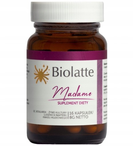 BIOLATTE Madame probiotyk dla kobiet 16 kapsułek