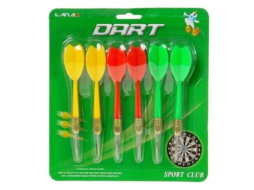 STRZAŁKI DO DART 6SZT