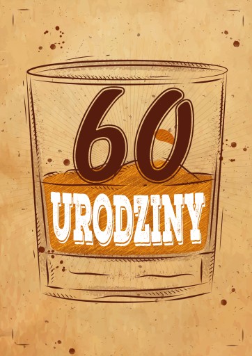 ZAPROSZENIE ZAPROSZENIA NA 60 URODZINY Szkocka