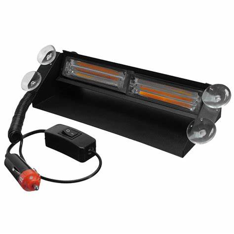 LAMPA OSTRZEGAWCZA BŁYSKOWA POMARAŃCZOWA BELKA 12V