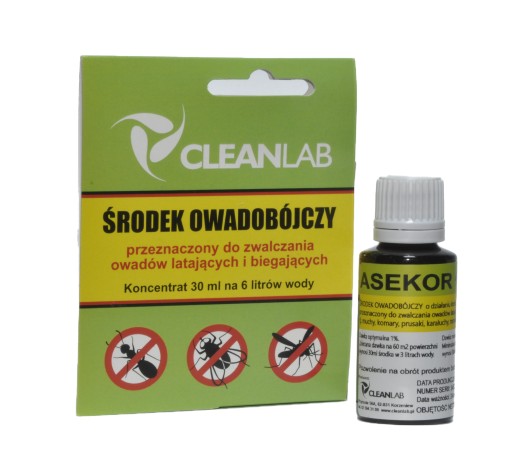Oprysk na muchy, komary itp ASEKOR 400 Plus, 30 ml