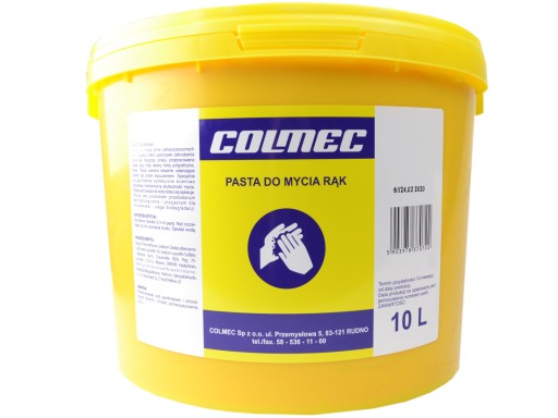 Pasta do mycia rąk różowa 10l Colmec