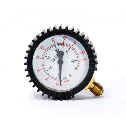 Manometr AR/CO2 0 - 32 L/min M12 x1,5 metryczny
