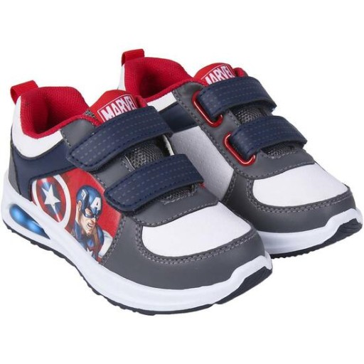 MARVEL AVENGERS ŚWIECĄCE RZEP Buty Adidasy LED R30