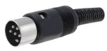 WDIN6-K Wtyk DIN na kabel 6 pin