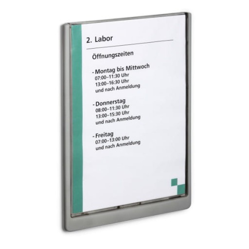 Tabliczka informacyjna Click Sign grafit Durable
