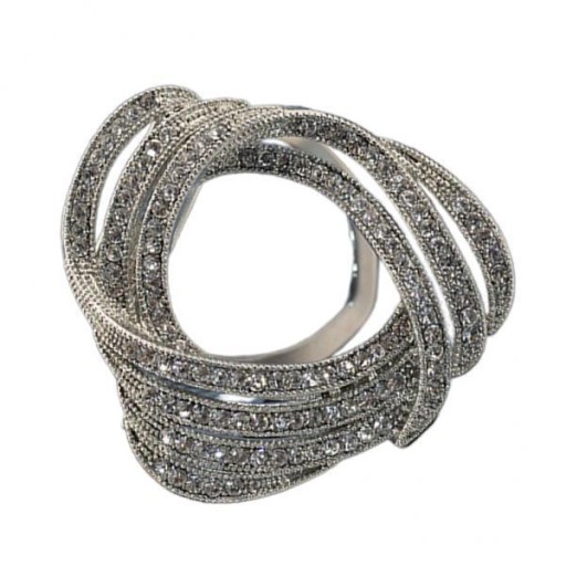 Klamra do szalika Rhinestone Klips do szalika