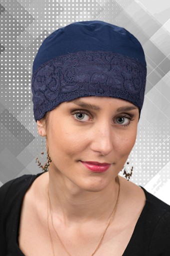 Turban ŚPIOSZEK Z KORONKĄ Turbany Lidia 1/19