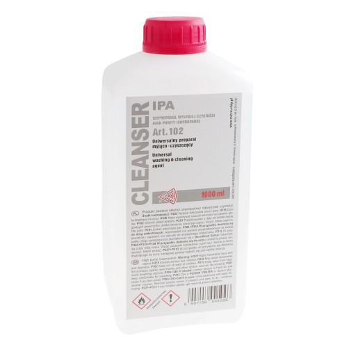 Cleanser IPA (IZOPROPANOL), środek czyszczący do elektroniki, ART.102, 1L.