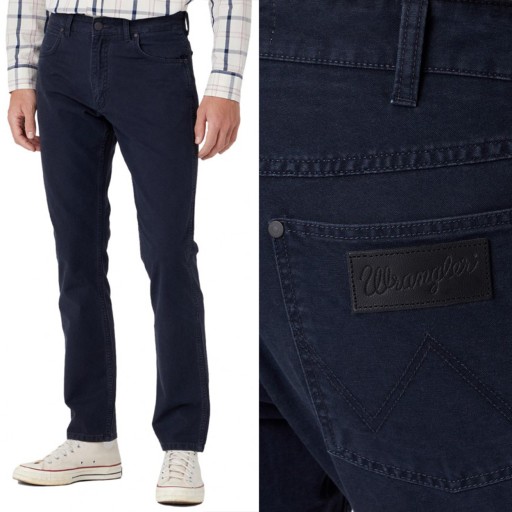Wrangler GREENSBORO Dark Navy BEZ STRECZU W33 L32