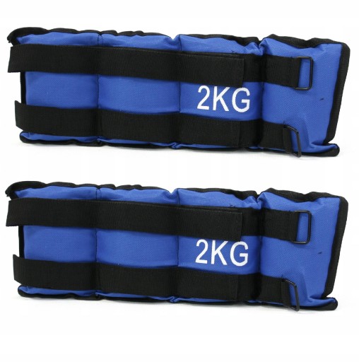 OBCIĄŻNIKI CIĘŻARKI NA KOSTKI NADGARSTKI 2KG 2x1