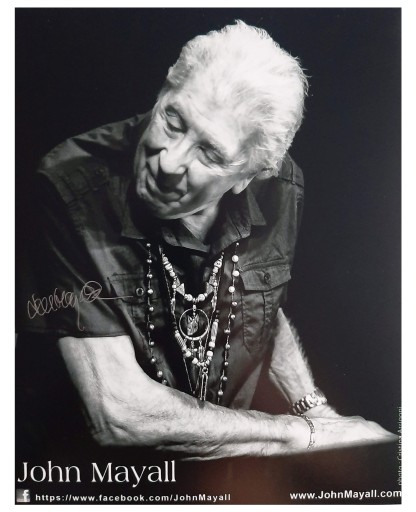 JOHN MAYALL zdjęcie z oryginalnym autografem