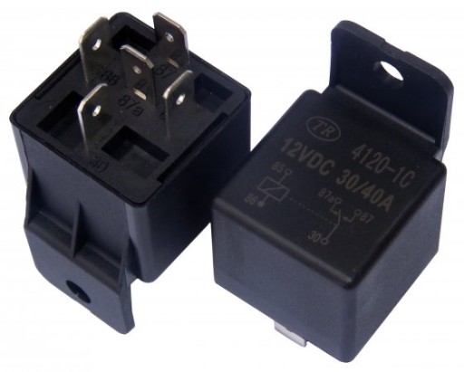 PRZEKAŹNIK samochodowy 4120-1C 12V 30/40A 5p(3421)