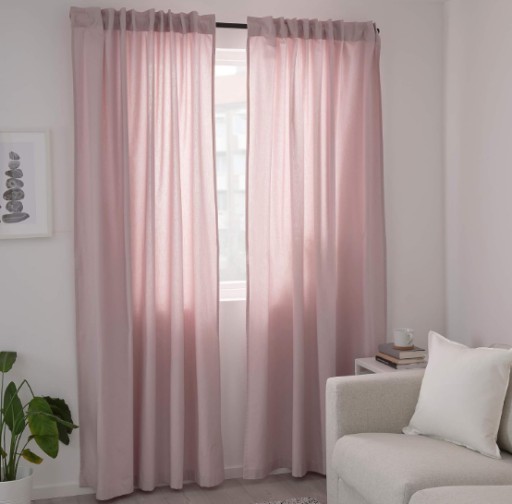 NOWE zasłony IKEA GUNRID oczyszczające powietrze antysmogowe145x300 cm