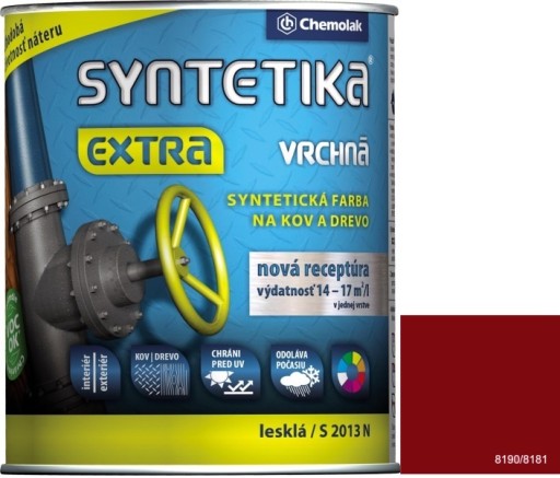 LAKIER FARBA DO METALU I DREWNA 0,6L c. czerwony