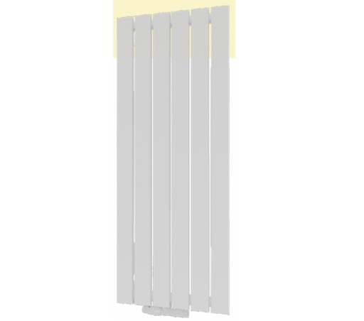 TERMIX PIT grzejnik dekor pion 160x23cm biały