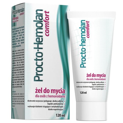 Procto-Hemolan Comfort Żel do mycia na hemoroidy łagodzi dolegliwości 120ml