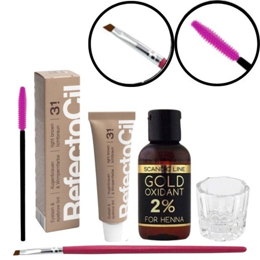 Zestaw Henna REFECTOCIL 3.1 oxidant kieliszek