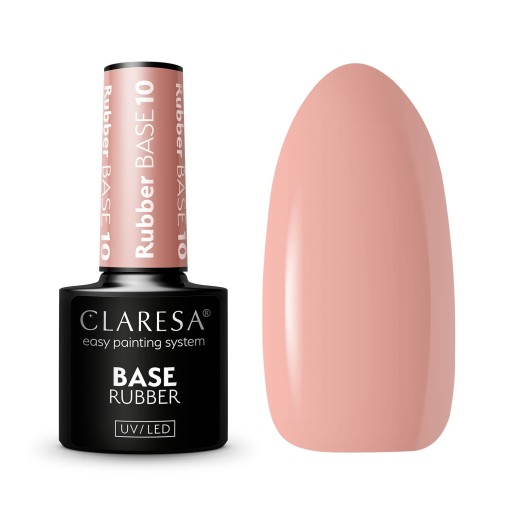 Claresa Rubber Base Baza kauczukowa hybrydowa 10