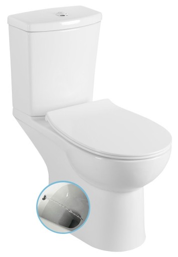 Kompakt wc z funkcią bidetu Kairo HIT + bateria