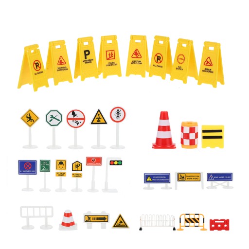 Emblematy Znaki drogowe Zabawka Zatrzymaj lekki ruch zabawek