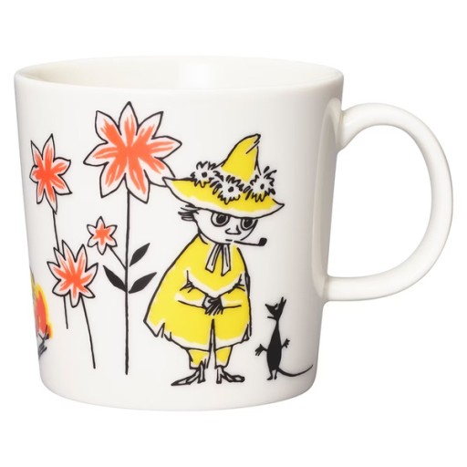KUBEK Z porcelany WŁÓCZYKIJ MUMINKI ARABIA FINLAND 300 ml