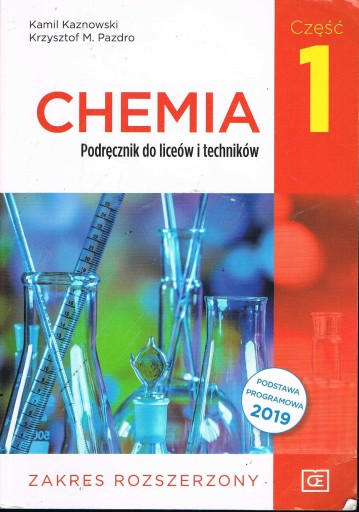 CHEMIA 1 PODRĘCZNIK ZR PAZDRO