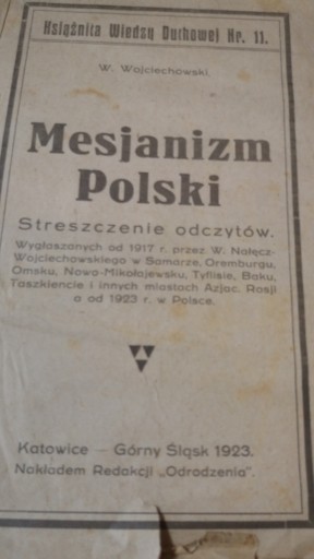 Wojciechowski MESJANIZM POLSKI 1923