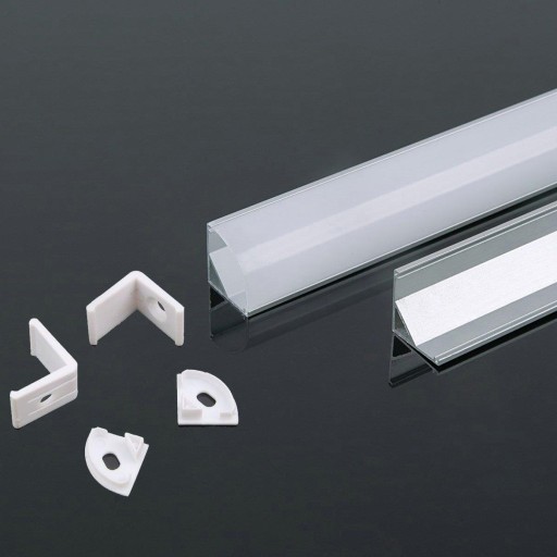 V-Tac Vtac Profil Aluminiowy 2000X15.8X15.8Mm Klosz Mleczny Vt8109 Sku 3353