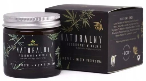 Dezodorant Konopny dla Mężczyzn z Miętą, Hempking