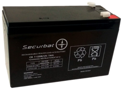 Akumulator SECURBAT 12 V 7 Ah