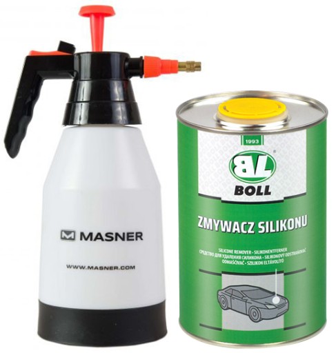 BOLL ZMYWACZ SILIKONU ODTŁUSZCZACZ + OPRYSKIWACZ