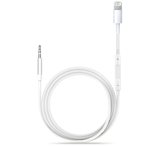 KABEL ADAPTER PRZEJŚCIÓWKA IPHONE do AUX MINI JACK