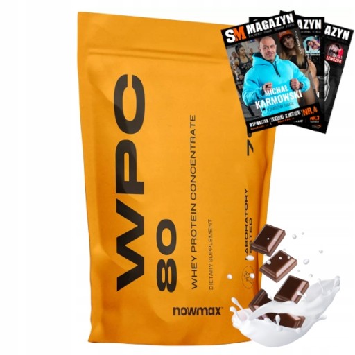 nowmax WPC 80 WHEY PROTEIN 700 g BIAŁKO SERWATKA ODŻYWKA MIĘŚNIE
