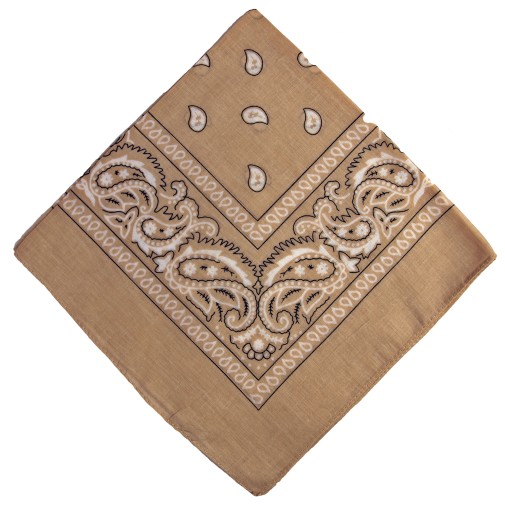 BANDAMKA BANDANA CHUSTKA CHUSTA BANDAMA - beż