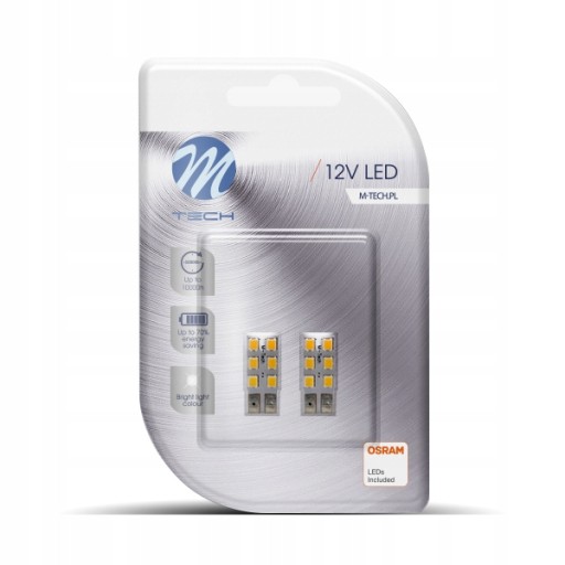 ŻAROWKA LED OSRAM 2SZT.W5W 6xSMD BIAŁA